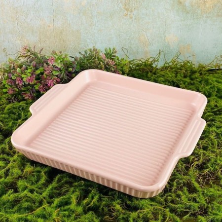 Lenardi baking dish, square, porcelain, size 25x25 cm