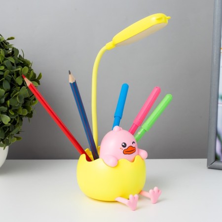 Table lamp "duckling" LED 3W USB AKB yellow-pink 9x9.2x22.7 cm Risalux-4