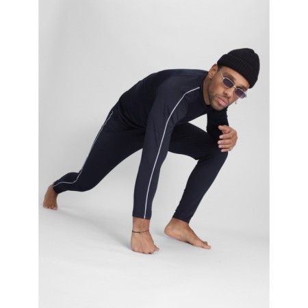 Male thermal underwear, size 54-56, dark blue color-3