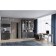 Cabinet hinged Aurelio 4, 800 × 355 × 362 mm, color Anthracite / Blackwood satin