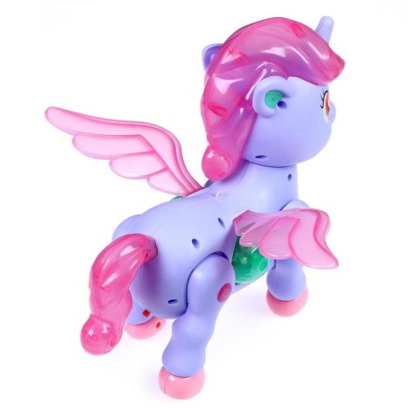 Pony "Unicorn", walks, light, sound, works from batteries, mix-2