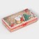 New Year. Box for 8 sweets, 9.8 x 17.7 x 3.5 cm, confectionery packaging