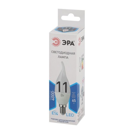 LED LED era Standard "Candle in the Wind", 11 W, E14, 880 lm, 4000k, glow of white-1
