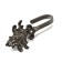 Hook for curtains ks010, one -rod, bronze color