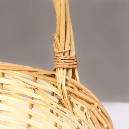 Wicker basket, 44 x 15/40 cm, willow-3