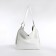 Shoper bag on fasting, white color