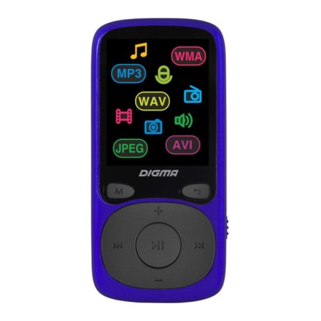 Player Hi-Fi Flash Digma B4 8GB Blue/1.8 "/FM/MicrosDHC