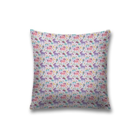 Decorative pillowcase "Fabulous unicorns", on a zipper, size 45x45 cm