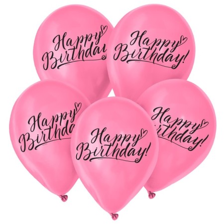 Shar Latex 12 "Happy Birthday", set of 15 pcs.-1