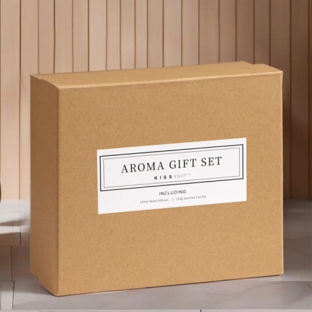 Gift set: diffuser 120 ml, aromatic candle, 120 g, flower garden-4