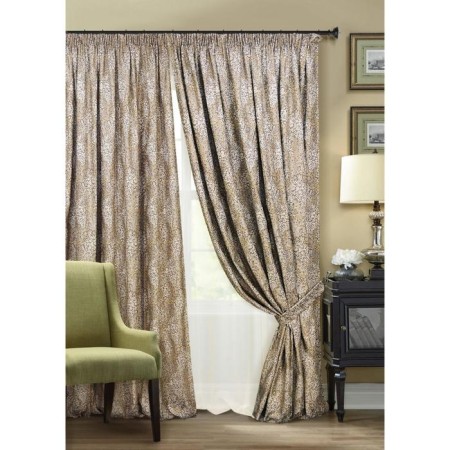 Set of curtains on the braid Stone, size 400x270 cm, tulle - 450x270 cm