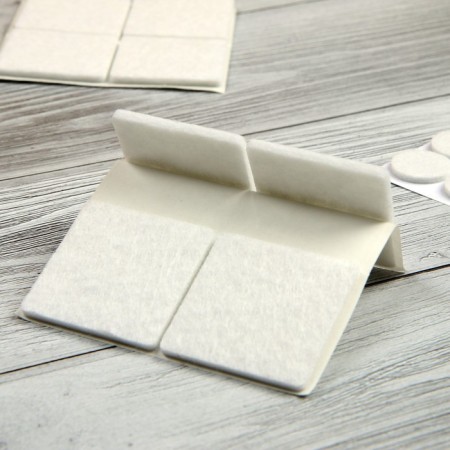 Furniture pad Tundra, 40 x 40 mm, square, white, 8 pcs.-6
