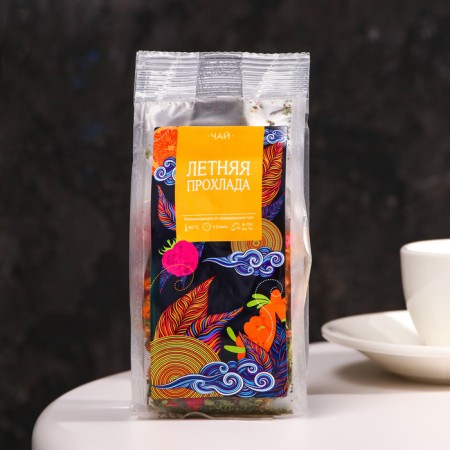 Flavored tea "summer coolness", 50 g