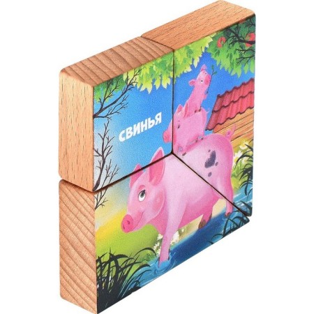 Magnetic puzzle according to the Early Development System "Pig"-2
