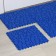 Aqua Stone floor modular coating, 34 × 34 cm, 6 pcs in packaging, blue color