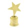 The award figure of the cast "star", gold, 16 x 8.5 x 6 cm.