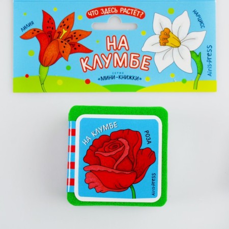 Mini-book. What is growing here? On the flowerbed. Kulikova E. N.-3