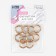 Rings for bags, d = 12 mm, thickness - 3 mm, 10 pcs, gold color