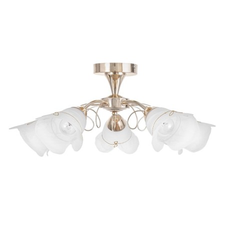 Chandelier Ceiling relic 5x40W E27 gold 60x60x30 cm-4
