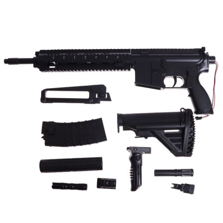 NK416 rifle, shoots gel bullets, battery-11