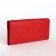 Women's wallet on magnet, red color