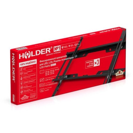 Holder F4614-B Black 32 "-55" Max.40kg, wall-mounted bracket-2