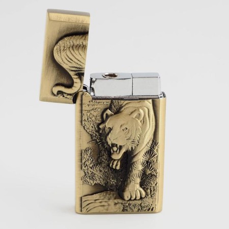 Gas lighter "Tiger", Piezo, 1 x 3.5 x 6.4 cm-1