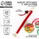 Toy for cats. Matatabi toys set and tangle, red color