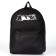 Backpack school textile "anime", with a pocket, 27x11x37, black color