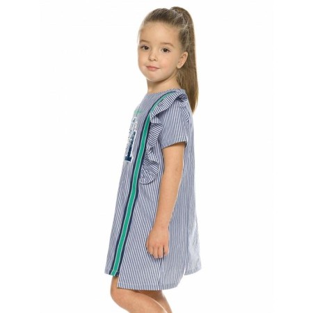 Dress for girls, height 110 cm, white color-2