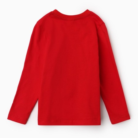Longslit for the boy, the color is red, height is 86 cm-3