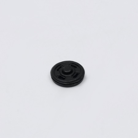 The buttons are sewing, d = 7 mm, 10 pcs, the color is black-2