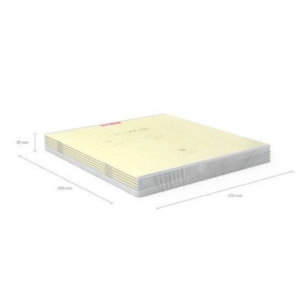 Notebook of 18 sheets in the Erichkrause "Classic", cardboard cover, yellow-4