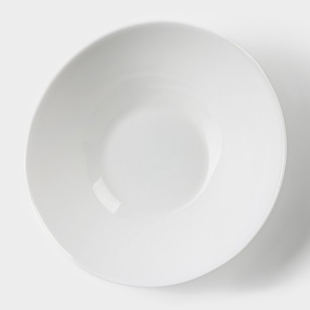 AVVIR Gayana salad bowl, 15 × 14.5 × 5 cm, glass ceramic, white color-1