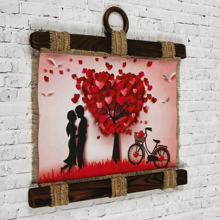 Souvenir Scroll "He and She"-1