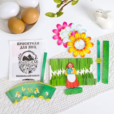 Easter set for decorating eggs "Grandmother's Garden"-1