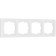 Frame for 4 posts WL03-FRAME-04, white color
