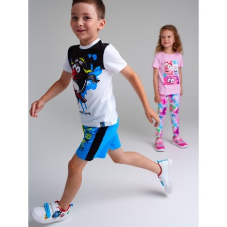 Set for a boy: T -shirt, shorts, height 116 cm-2