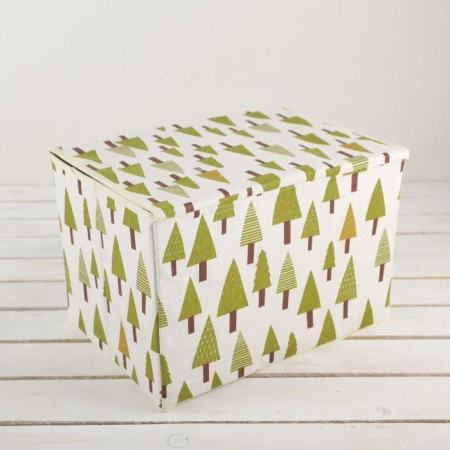 Stellyer box for storage with a “Christmas tree” lid, 37 × 26 × 24 cm-1