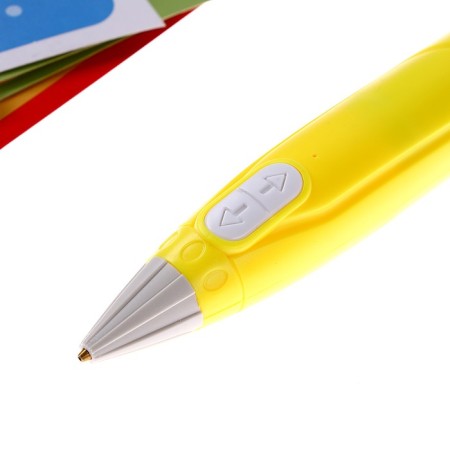 3D handle "New Year" set of PCL plastic, mod. Pn007, yellow color-3