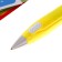 3D handle "New Year" set of PCL plastic, mod. Pn007, yellow color