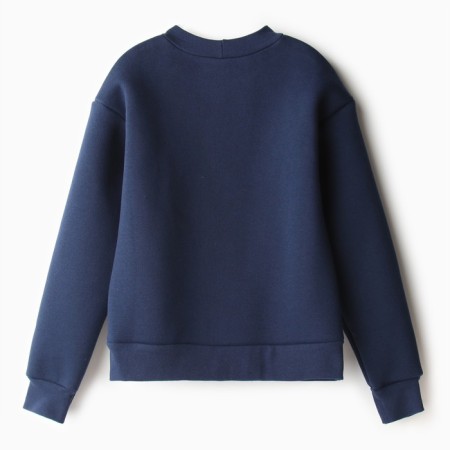Children's costume with the basis (sweatshirt, trousers) minku, blue color, height 152 cm-8