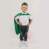 Carnival set "Cube-Mir" raincoat and mask, green