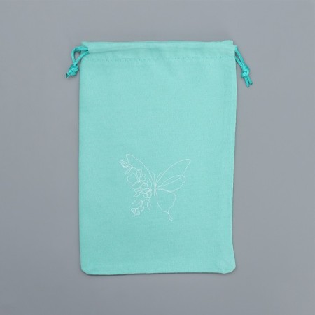Bag Gift suede "Butterfly", 16 x 24 cm +/- 1.5 cm-3