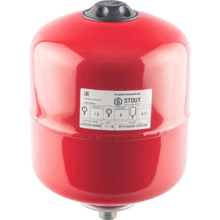 Expande Stout tank, for heating systems, 8 liters