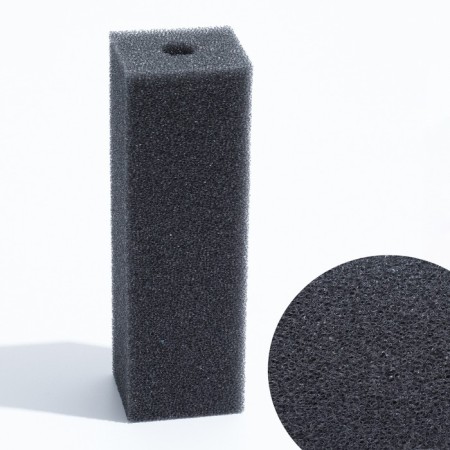 Rectangular sponge for the filter, series F, 4.5 x 5 x 15 cm, gray
