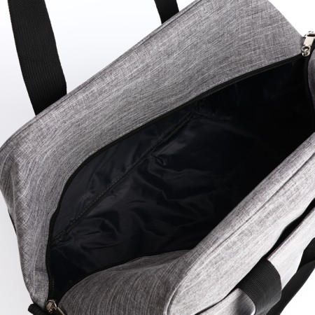 Road bag with lightning, long belt, gray color-2