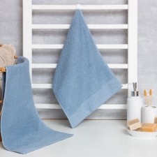 Terry towel Lovelife Melody 33x70 ± 3 cm, blue color
