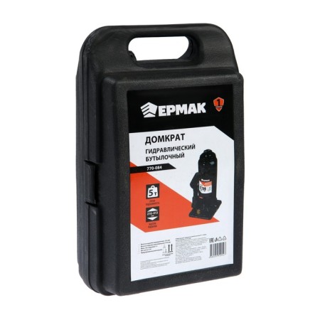The jack of hydraulic bottle ermak, 770-084, rise height 216-413 mm, 5 tons-3