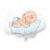 Shard Foil Figure 26 "Baby on the Cloud", Indod.